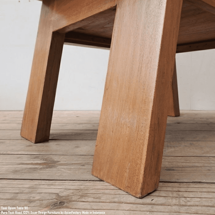 一点物 オールドチーク アンティークテーブル 幅76cm 奥行60cm 高さ46cm 無垢材 勉強机 文机 飾り台 | 12枚目