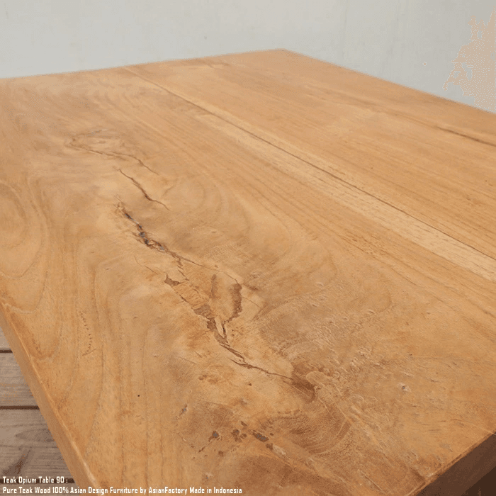 一点物 オールドチーク アンティークテーブル 幅76cm 奥行60cm 高さ46cm 無垢材 勉強机 文机 飾り台 | 14枚目