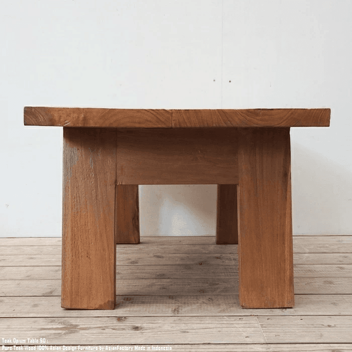 一点物 オールドチーク アンティークテーブル 幅76cm 奥行60cm 高さ46cm 無垢材 勉強机 文机 飾り台 | 5枚目