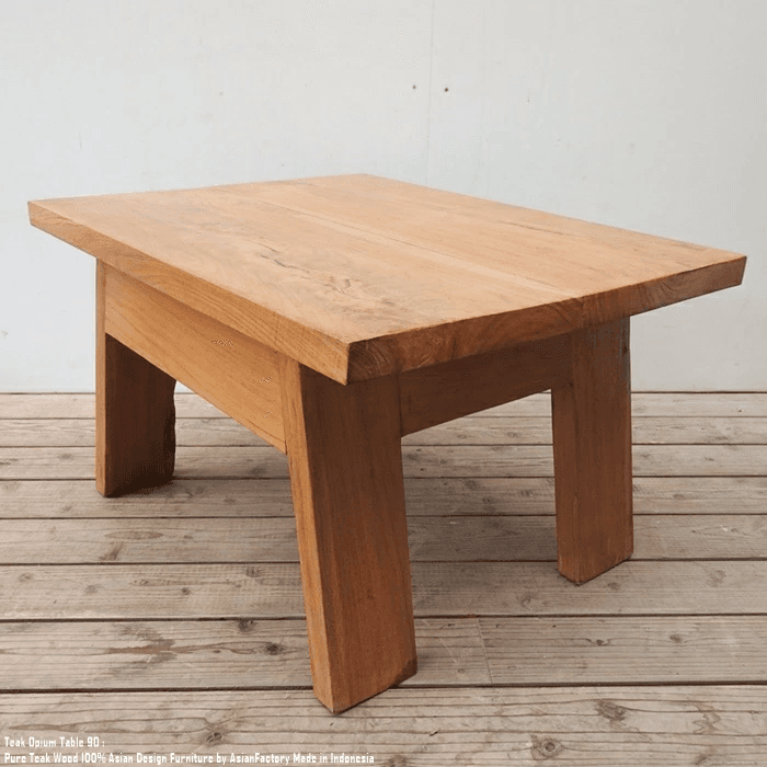 一点物 オールドチーク アンティークテーブル 幅76cm 奥行60cm 高さ46cm 無垢材 勉強机 文机 飾り台 | 6枚目