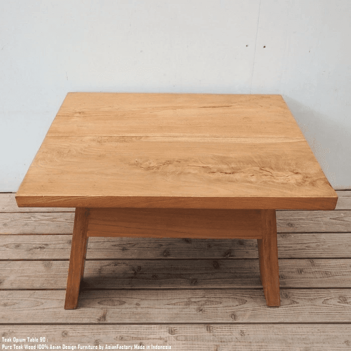 一点物 オールドチーク アンティークテーブル 幅76cm 奥行60cm 高さ46cm 無垢材 勉強机 文机 飾り台 | 7枚目