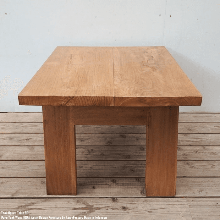 一点物 オールドチーク アンティークテーブル 幅76cm 奥行60cm 高さ46cm 無垢材 勉強机 文机 飾り台 | 9枚目